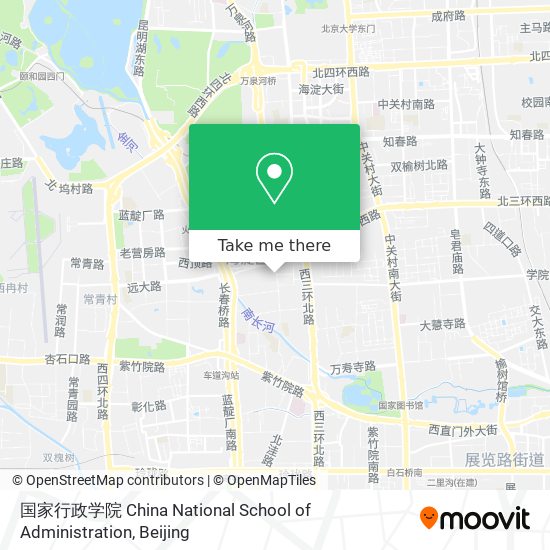 国家行政学院 China National School of Administration map