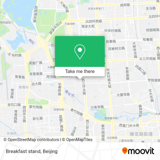 Breakfast stand map