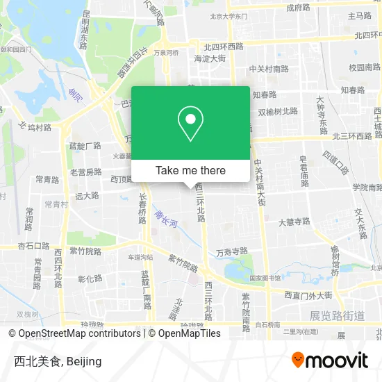 西北美食 map