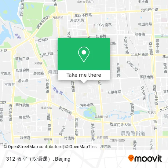 312 教室（汉语课） map