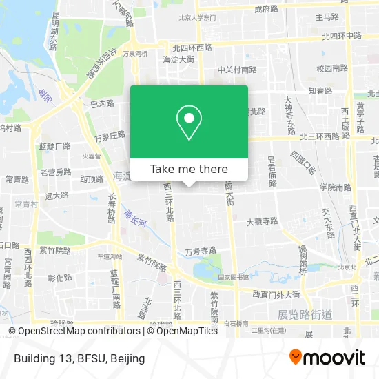 Building 13, BFSU map