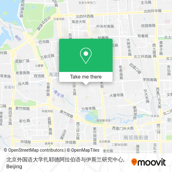 北京外国语大学扎耶德阿拉伯语与伊斯兰研究中心 map