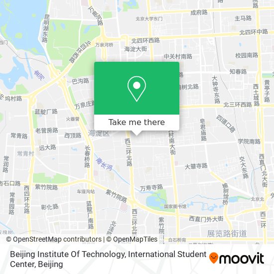 Beijing Institute Of Technology, International Student Center map