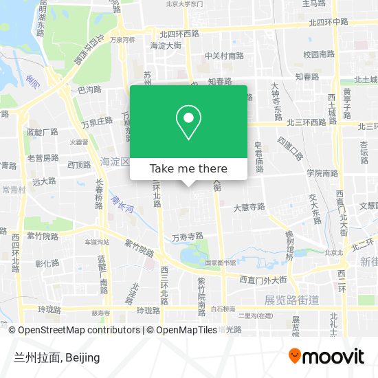 兰州拉面 map
