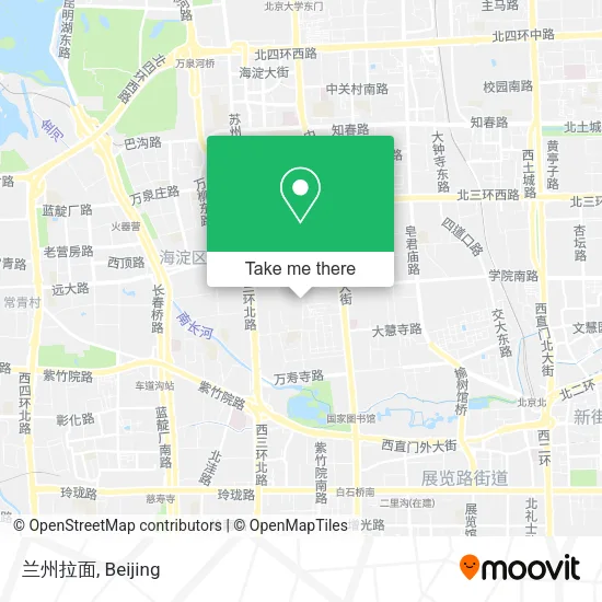 兰州拉面 map