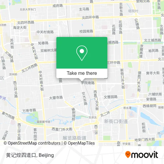 黄记煌四道口 map