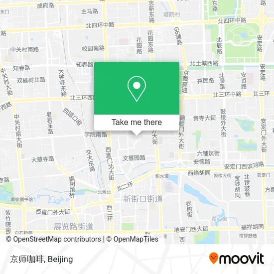 京师咖啡 map