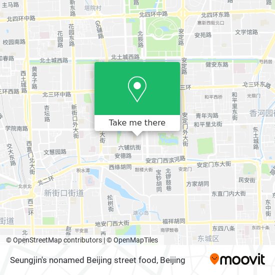 Seungjin's nonamed Beijing street food map