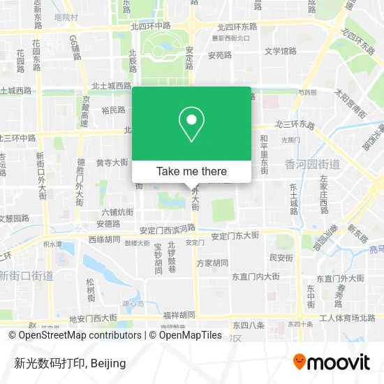新光数码打印 map