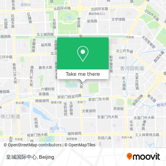 皇城国际中心 map