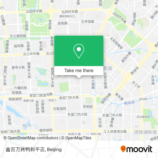 鑫百万烤鸭和平店 map