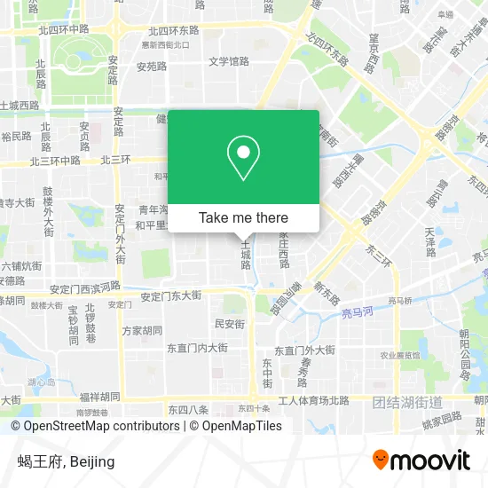 蝎王府 map