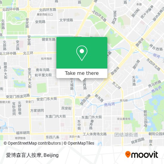 愛博森盲人按摩 map