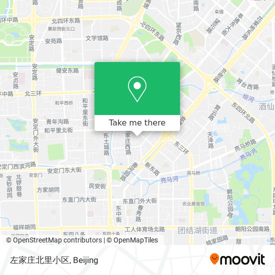 左家庄北里小区 map