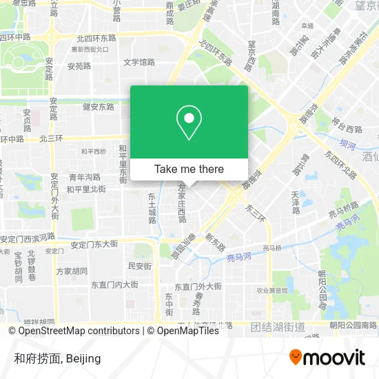 和府捞面 map