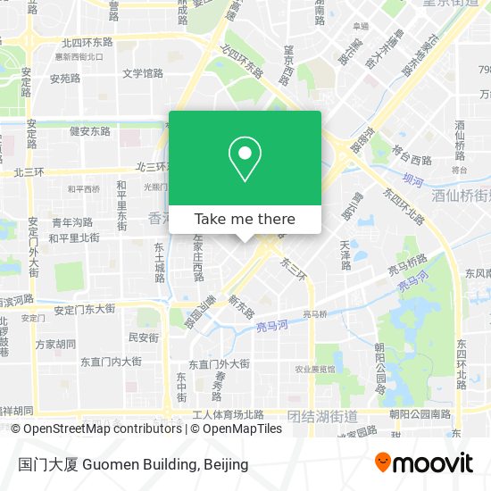 国门大厦 Guomen Building map