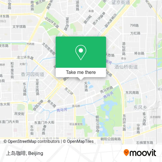 上岛咖啡 map