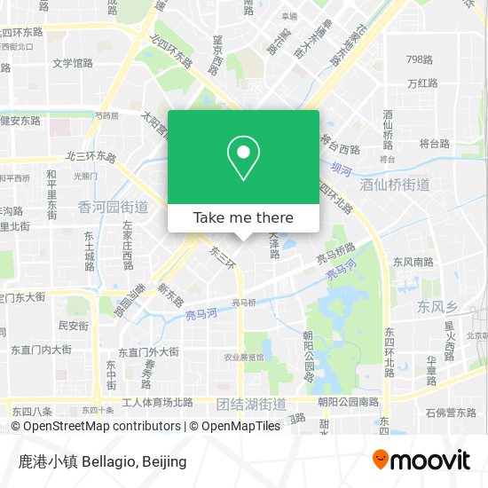 鹿港小镇 Bellagio map