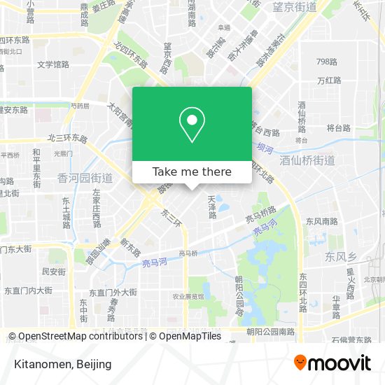 Kitanomen map
