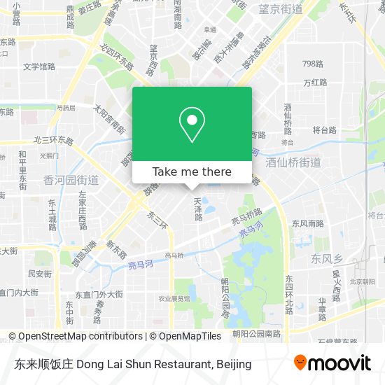 东来顺饭庄 Dong Lai Shun Restaurant map