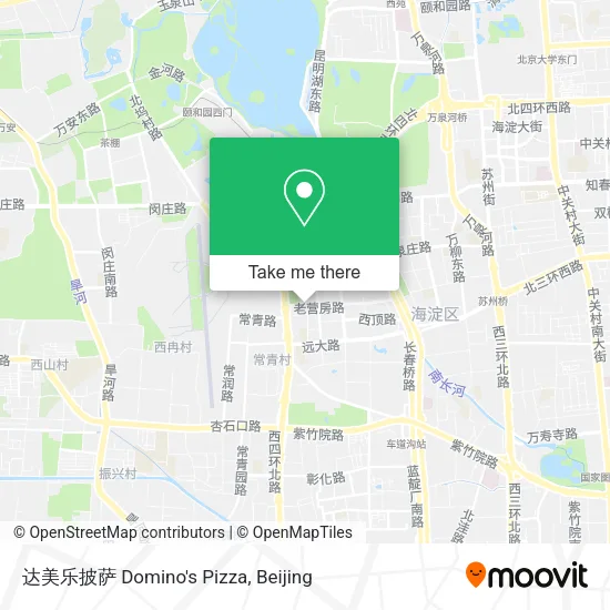 达美乐披萨 Domino's Pizza map