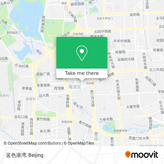 蓝色港湾 map