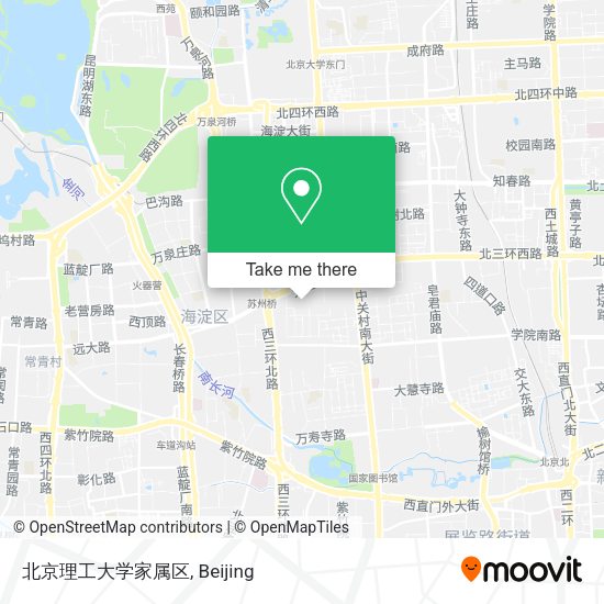 北京理工大学家属区 map