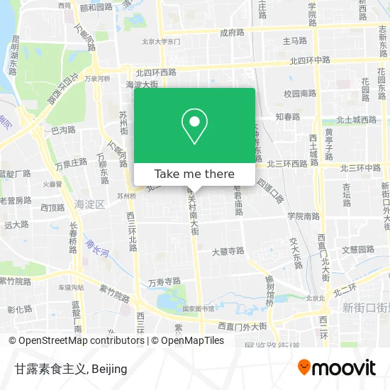甘露素食主义 map