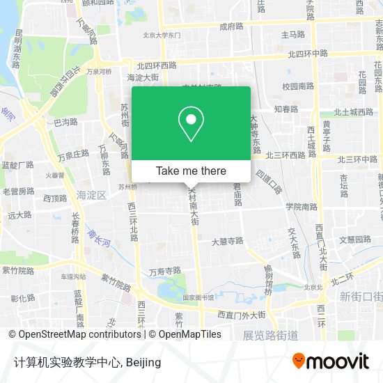 计算机实验教学中心 map