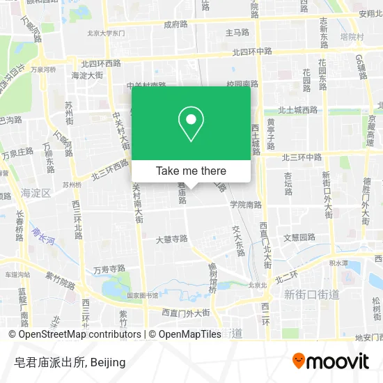 皂君庙派出所 map