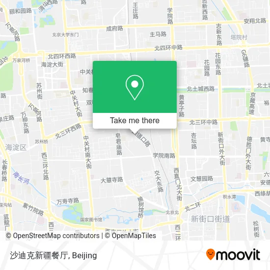 沙迪克新疆餐厅 map