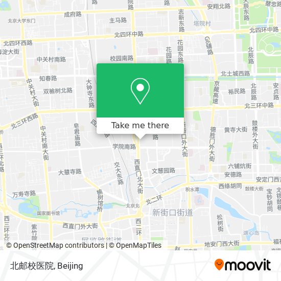 北邮校医院 map
