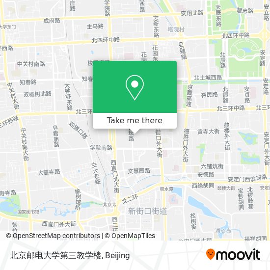 北京邮电大学第三教学楼 map