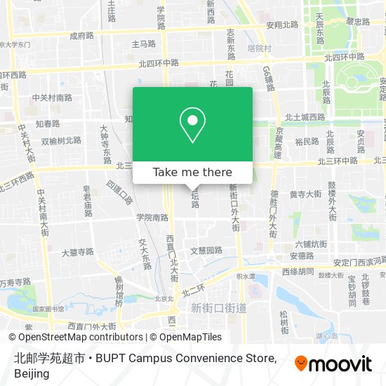 北邮学苑超市 • BUPT Campus Convenience Store map