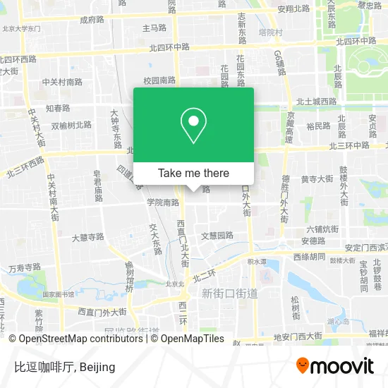 比逗咖啡厅 map