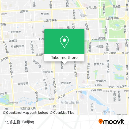 北邮主楼 map