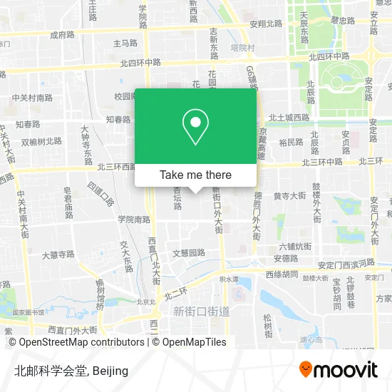 北邮科学会堂 map