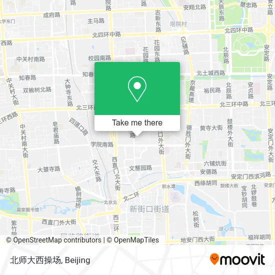 北师大西操场 map