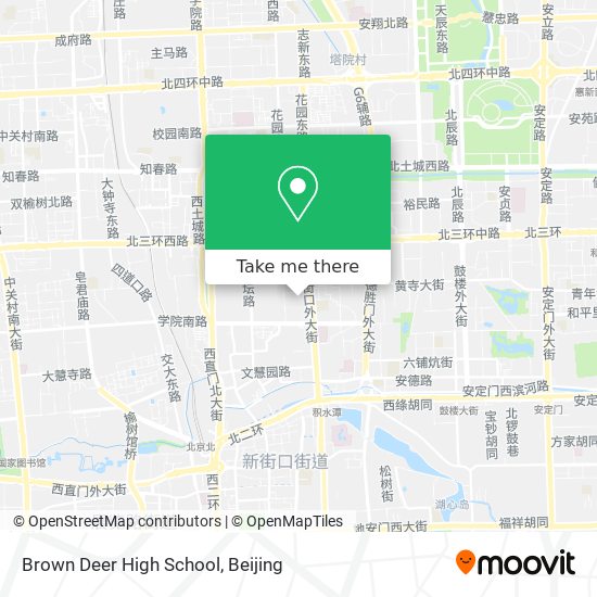Brown Deer High School map