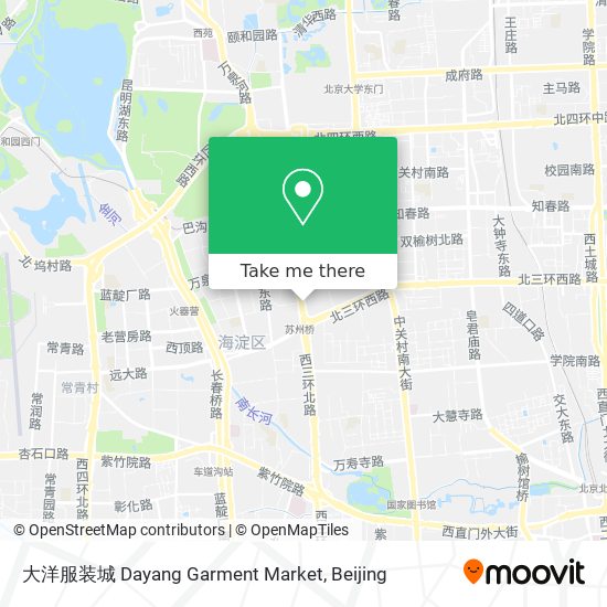 大洋服装城 Dayang Garment Market map