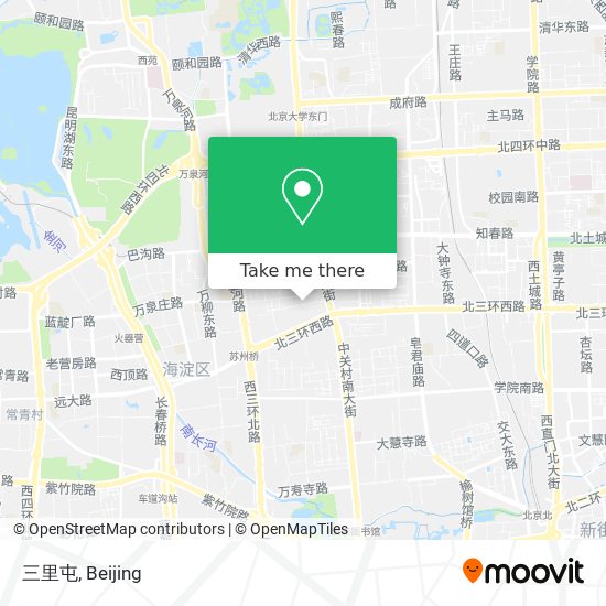 三里屯 map