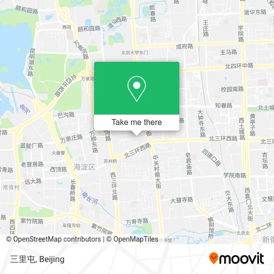 三里屯 map