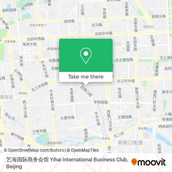 艺海国际商务会馆 Yihai International Business Club map