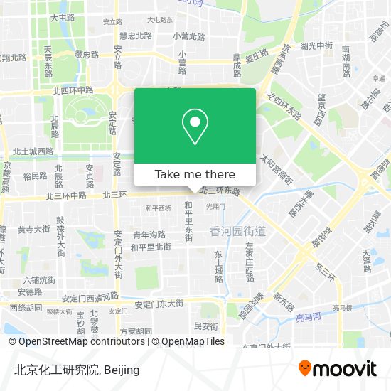 北京化工研究院 map