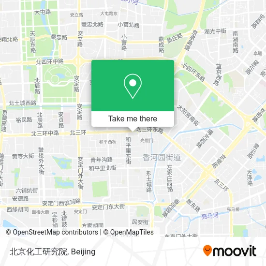北京化工研究院 map