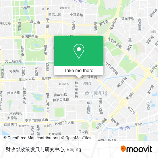 财政部政策发展与研究中心 map