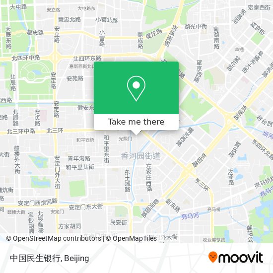 中国民生银行 map
