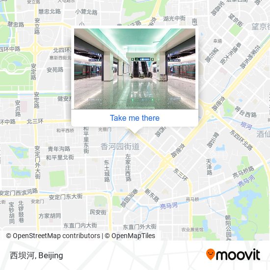 西坝河 map