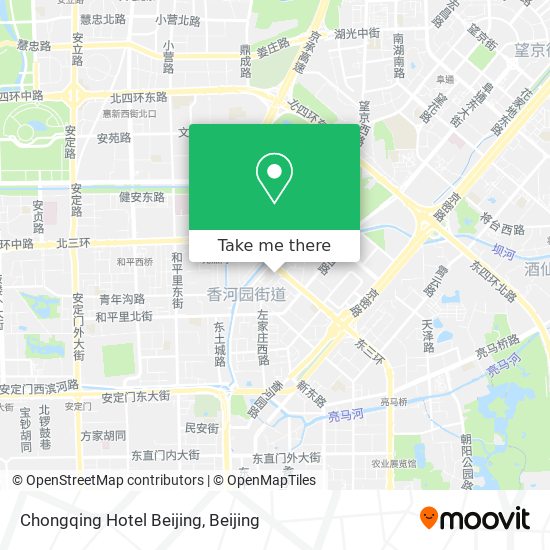 Chongqing Hotel Beijing map