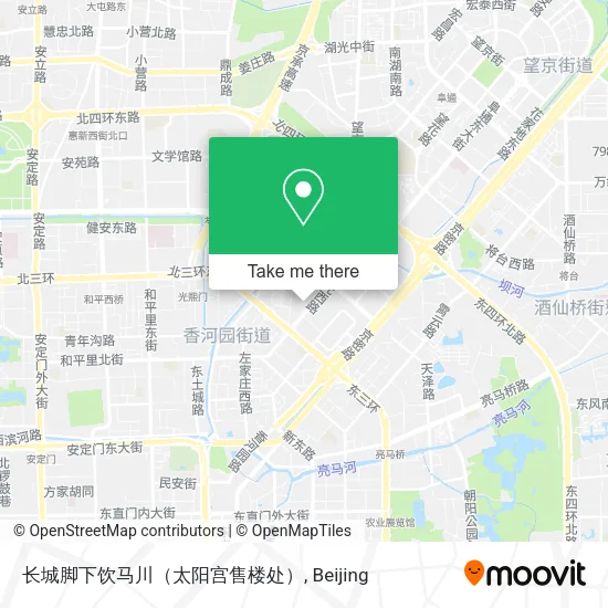 长城脚下饮马川（太阳宫售楼处） map